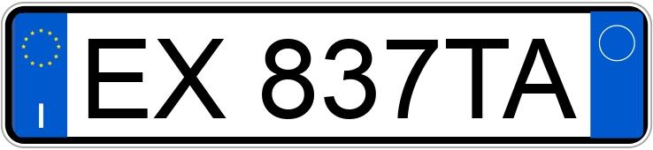 Numer rejestracyjny EX837TA posiada AUDI Q5 1a serie Numer rejestracyjny EX837TA posiada AUDI Q5 1a serie