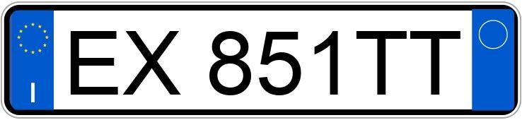 Numer rejestracyjny EX851TT posiada VOLKSWAGEN Polo 5a serie Numer rejestracyjny EX851TT posiada VOLKSWAGEN Polo 5a serie