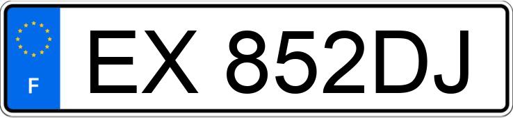 Numer rejestracyjny EX852DJ posiada PEUGEOT 2008