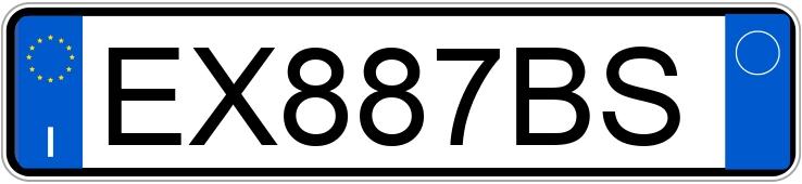 Numer rejestracyjny EX887BS posiada AUDI A3 3a serie Numer rejestracyjny EX887BS posiada AUDI A3 3a serie
