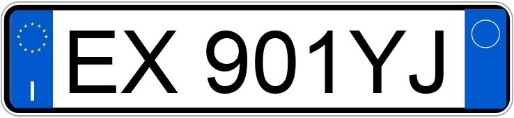 Numer rejestracyjny EX901YJ posiada MERCEDES Classe A