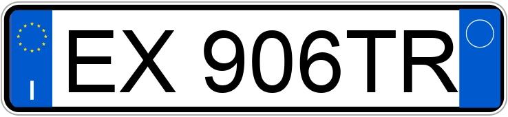 Numer rejestracyjny EX906TR posiada AUDI A3 3a serie Numer rejestracyjny EX906TR posiada AUDI A3 3a serie