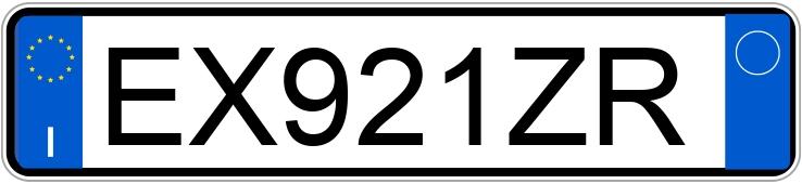 Numer rejestracyjny EX921ZR posiada FIAT Seicento