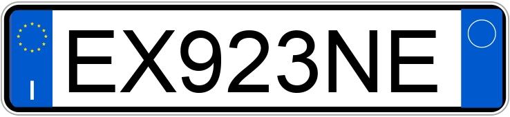 Numer rejestracyjny EX923NE posiada FIAT Punto 2a serie Numer rejestracyjny EX923NE posiada FIAT Punto 2a serie