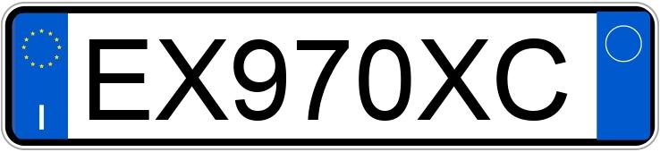 Numer rejestracyjny EX970XC posiada BMW Serie 3 G.T.