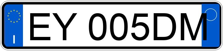 Numer rejestracyjny EY005DM posiada KIA Picanto 1as.