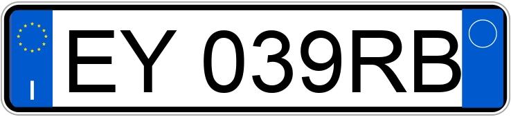 Numer rejestracyjny EY039RB posiada NISSAN Micra 4a serie