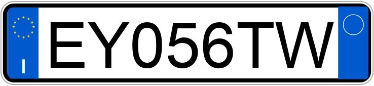 Numer rejestracyjny EY056TW posiada SUZUKI Jimny 3a serie