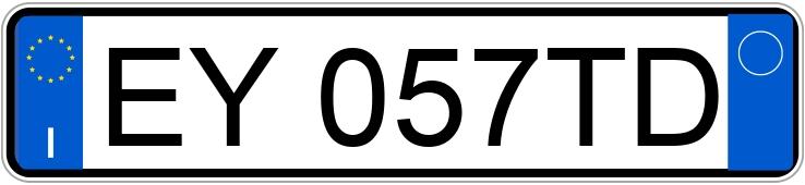 Numer rejestracyjny EY057TD posiada VOLKSWAGEN Golf 7a serie