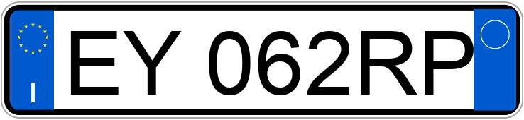 Numer rejestracyjny EY062RP posiada MERCEDES CLA