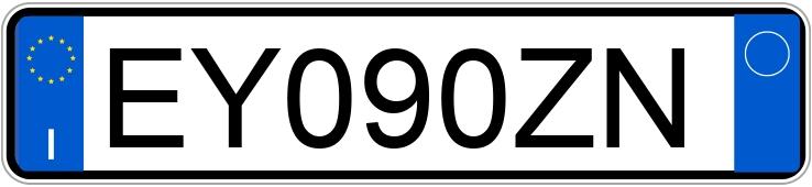 Numer rejestracyjny EY090ZN posiada VOLKSWAGEN Golf 7a serie