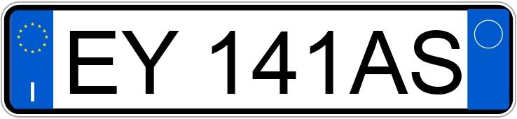 Numer rejestracyjny EY141AS posiada CITROEN C3