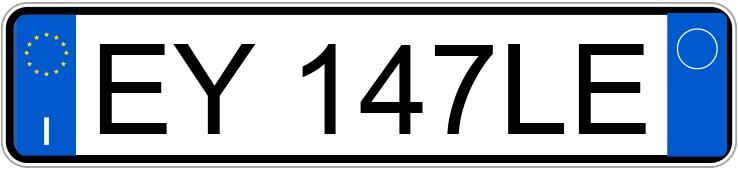 Numer rejestracyjny EY147LE posiada RENAULT Clio 4a serie Clio 1.2 75CV 5P Costume National (54 kw)