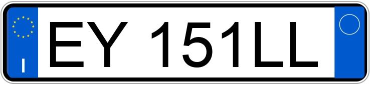 Numer rejestracyjny EY151LL posiada VOLVO V40