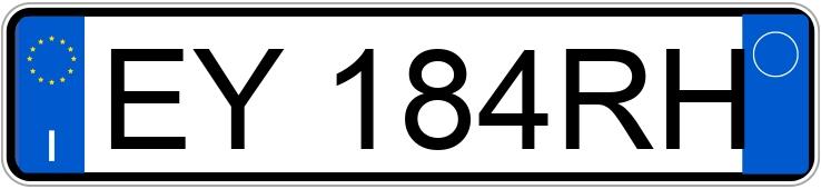 Numer rejestracyjny EY184RH posiada BMW Serie 3 Numer rejestracyjny EY184RH posiada BMW Serie 3