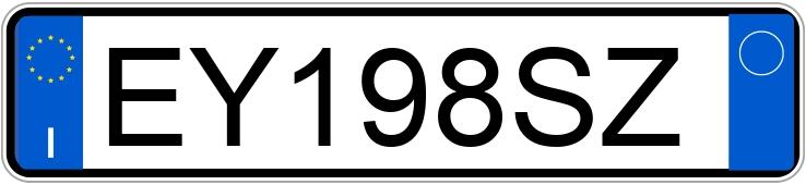 Numer rejestracyjny EY198SZ posiada VOLKSWAGEN Tiguan 1a serie