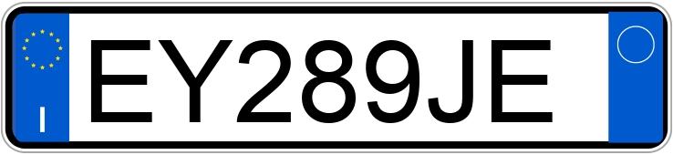 Numer rejestracyjny EY289JE posiada NISSAN Qashqai 2a serie