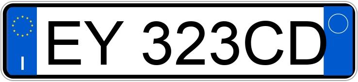 Numer rejestracyjny EY323CD posiada FORD Focus 3a serie