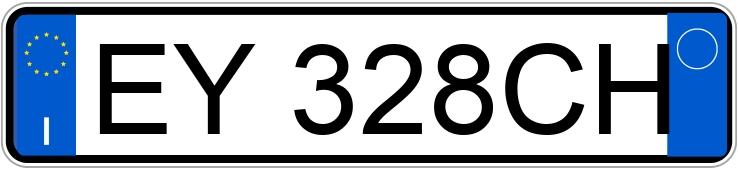 Numer rejestracyjny EY328CH posiada BMW X6