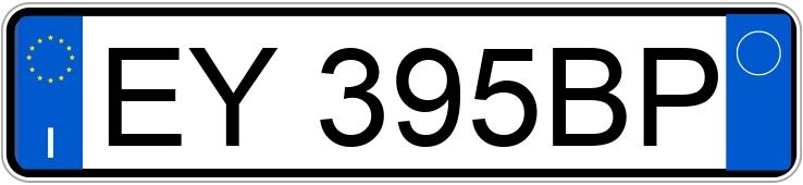 Numer rejestracyjny EY395BP posiada FIAT Panda 3a serie Numer rejestracyjny EY395BP posiada FIAT Panda 3a serie