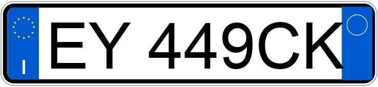 Numer rejestracyjny EY449CK posiada OPEL Mokka 1a serie