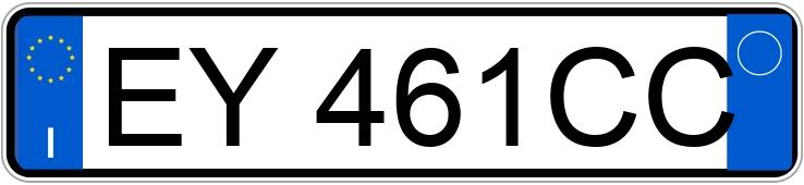 Numer rejestracyjny EY461CC posiada KIA Carens 3a serie