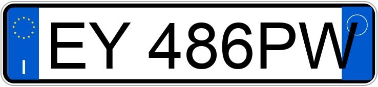 Numer rejestracyjny EY486PW posiada SEAT Leon 3a serie