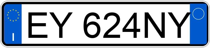 Numer rejestracyjny EY624NY posiada VOLKSWAGEN Golf Sportsvan