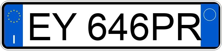 Numer rejestracyjny EY646PR posiada VOLKSWAGEN Golf 7a serie Numer rejestracyjny EY646PR posiada VOLKSWAGEN Golf 7a serie