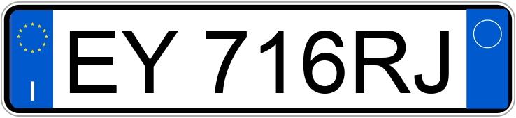 Numer rejestracyjny EY716RJ posiada HYUNDAI ix35