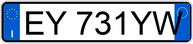 Numer rejestracyjny EY731YW posiada FIAT 500L Numer rejestracyjny EY731YW posiada FIAT 500L