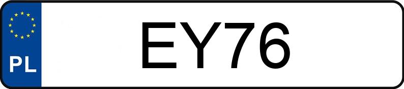 Numer rejestracyjny EY 76 posiada AUDI A8 Quattro 6.3 FSI MR`10 E5 4H Lang Tiptronic - EY76