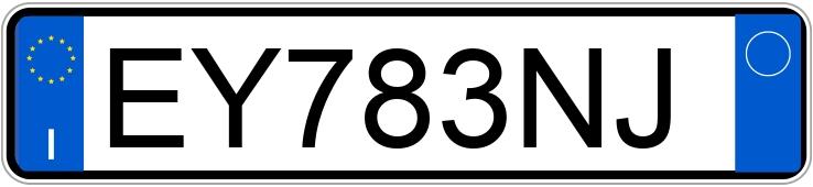 Numer rejestracyjny EY783NJ posiada FIAT 500L Numer rejestracyjny EY783NJ posiada FIAT 500L