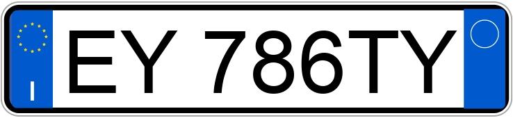 Numer rejestracyjny EY786TY posiada DACIA Sandero 2a serie Numer rejestracyjny EY786TY posiada DACIA Sandero 2a serie