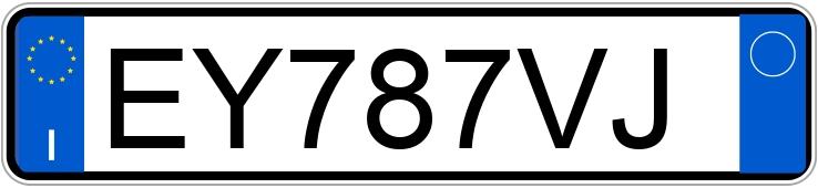 Numer rejestracyjny EY787VJ posiada FORD B-Max