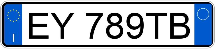Numer rejestracyjny EY789TB posiada CITROEN C1 2a serie