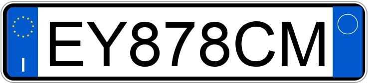 Numer rejestracyjny EY878CM posiada FIAT 500 Numer rejestracyjny EY878CM posiada FIAT 500