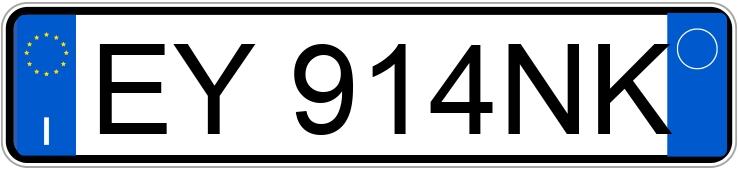 Numer rejestracyjny EY914NK posiada ALFA ROMEO Giulietta