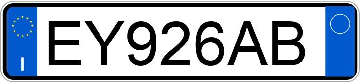 Numer rejestracyjny EY926AB posiada OPEL Astra 4a serie