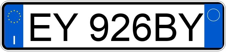 Numer rejestracyjny EY926BY posiada NISSAN Qashqai 2a serie