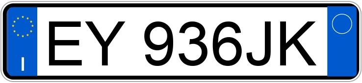 Numer rejestracyjny EY936JK posiada VOLKSWAGEN Golf 7a serie Numer rejestracyjny EY936JK posiada VOLKSWAGEN Golf 7a serie