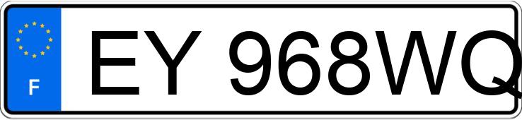 Numer rejestracyjny EY968WQ posiada JAGUAR XF