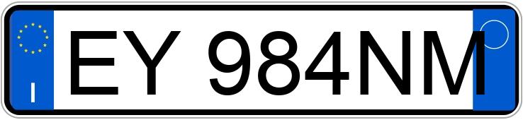 Numer rejestracyjny EY984NM posiada HYUNDAI ix20