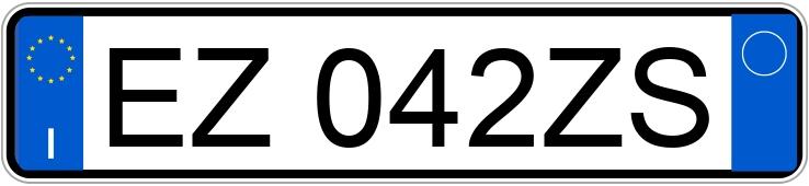 Numer rejestracyjny EZ042ZS posiada FIAT Panda 3a serie