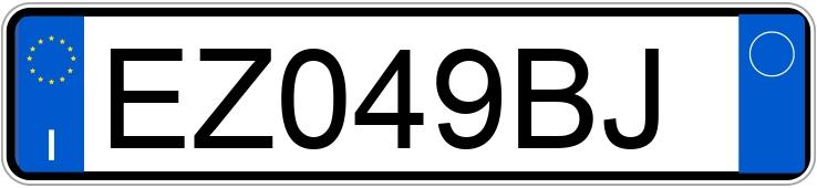 Numer rejestracyjny EZ049BJ posiada AUDI A4 4a serie Numer rejestracyjny EZ049BJ posiada AUDI A4 4a serie