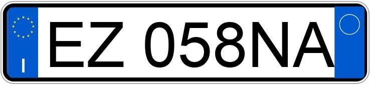 Numer rejestracyjny EZ058NA posiada AUDI A3 3a serie