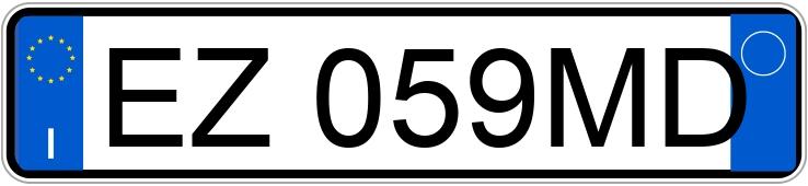 Numer rejestracyjny EZ059MD posiada BMW X1