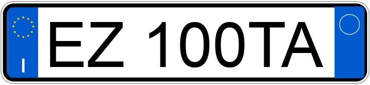 Numer rejestracyjny EZ100TA posiada BMW Serie 4 G.C.