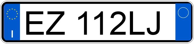 Numer rejestracyjny EZ112LJ posiada RENAULT Trafic 4a serie