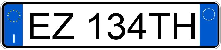 Numer rejestracyjny EZ134TH posiada FIAT Punto 4a serie Numer rejestracyjny EZ134TH posiada FIAT Punto 4a serie